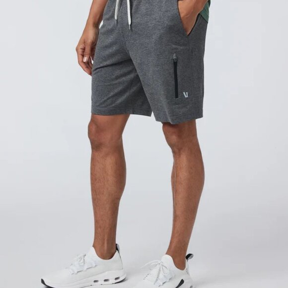 NWT Vuori Sunday Performance Short (Men) | Size: Medium, Color: Charcoal Heather - Picture 5 of 6